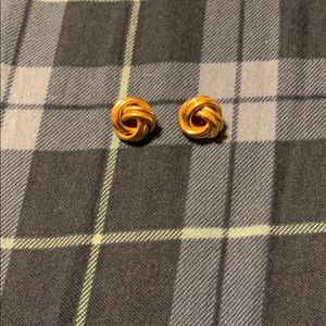 Gold Knot Earrings